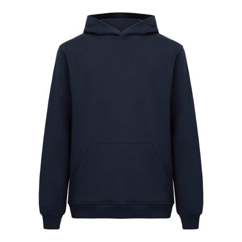 Recycle Kapüşonlu Lacivert Sweatshirt