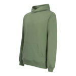 Recycle Kapüşonlu Haki Sweatshirt