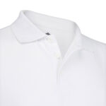 Recycle Polo Yaka Beyaz Tişört