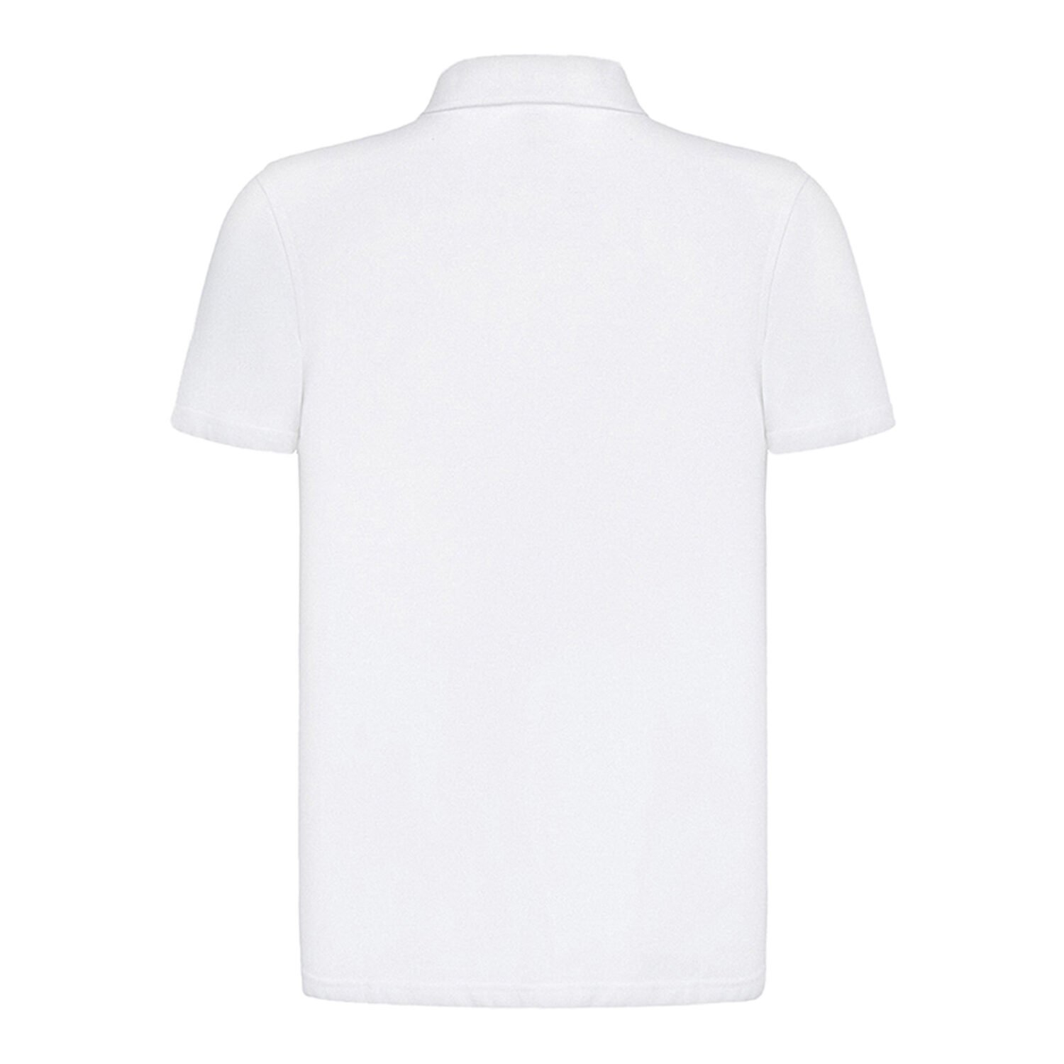 Recycle Polo Yaka Beyaz Tişört