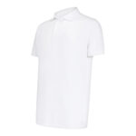 Recycle Polo Yaka Beyaz Tişört