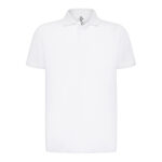 Recycle Polo Yaka Beyaz Tişört