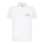 Recycle Polo Yaka Beyaz Tişört