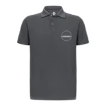 Recycle Polo Yaka Gri Tişört