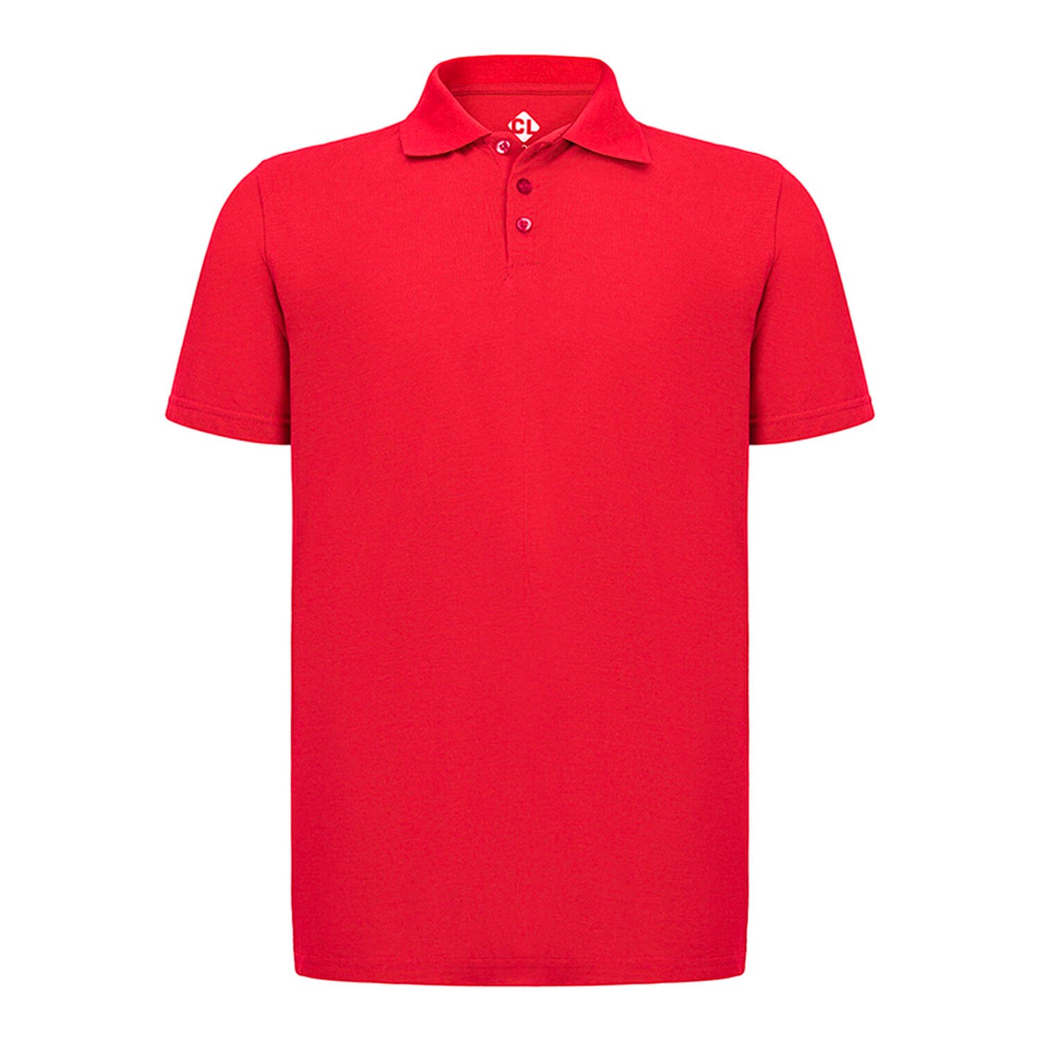 Recycle Polo Yaka Kırmızı Tişört
