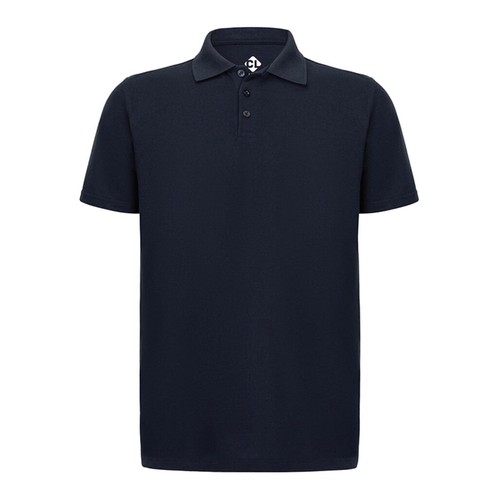 Recycle Polo Yaka Lacivert Tişört