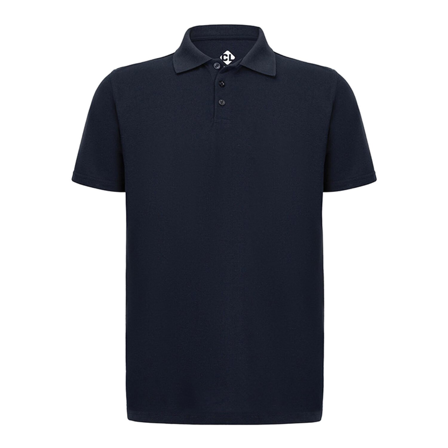 Recycle Polo Yaka Lacivert Tişört