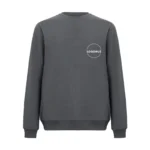 Recycle Sıfır Yaka Antrasit Sweatshirt