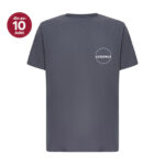 Recycle Sıfır Yaka Antrasit Tişört