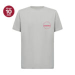 Recycle Sıfır Yaka Gri Tişört