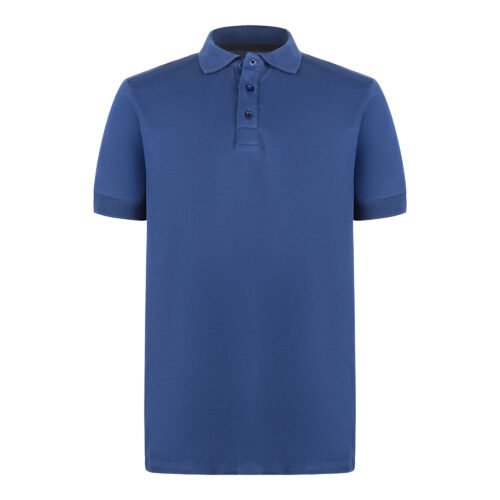 Polo Yaka Lacivert Pamuklu Tişört