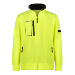 Kapitone Neon Sarı Polar Ceket