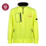 Kapitone Neon Sarı Polar Ceket