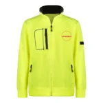 Kapitone Neon Sarı Polar Ceket