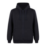 Kapüşonlu Fermuarlı Lacivert Sweatshirt