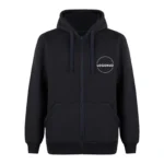 Kapüşonlu Fermuarlı Lacivert Sweatshirt