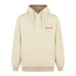 Kapüşonlu Krem Oversize Sweatshirt