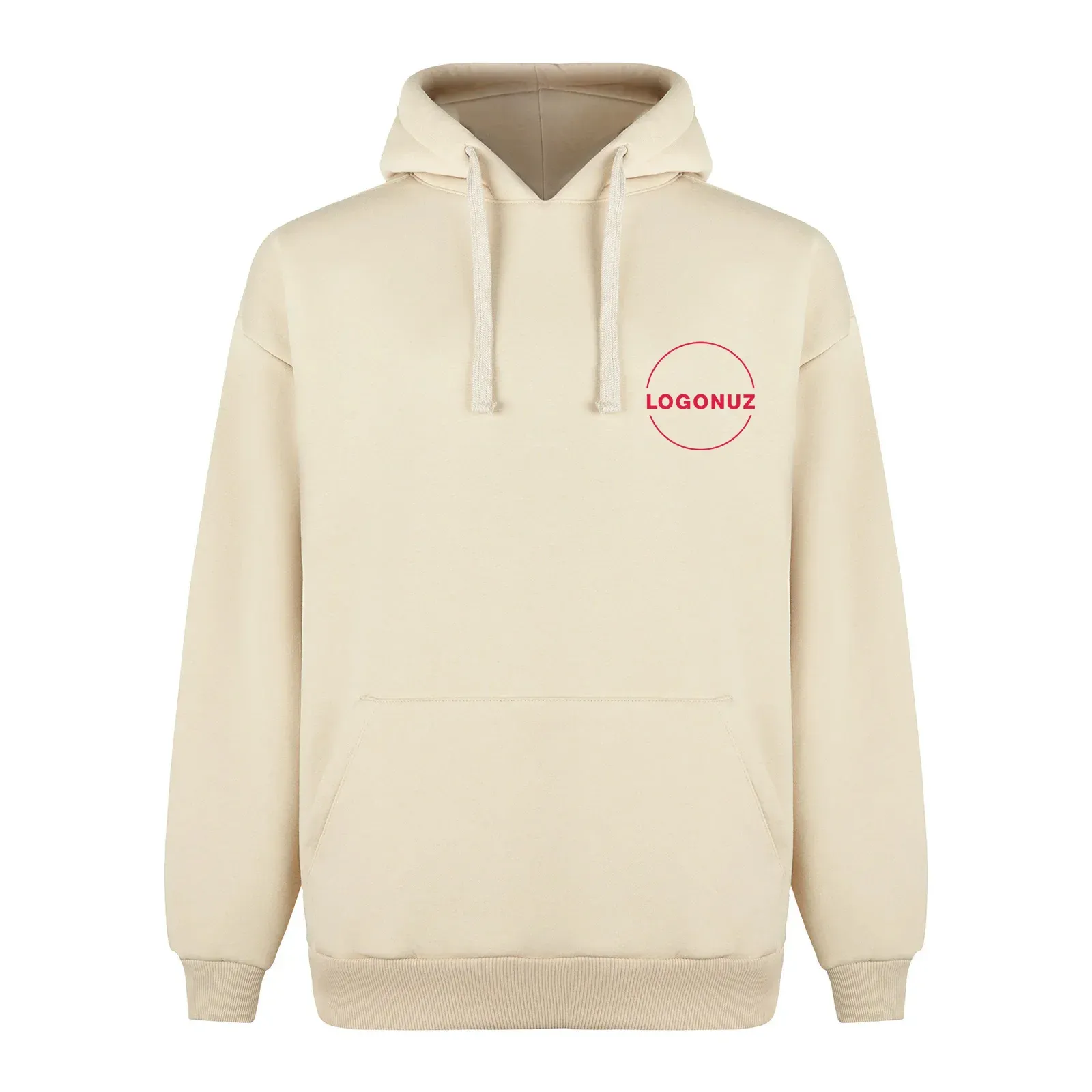 kapusonlu-krem-oversize-sweatshirt-gorseli-3-3 Kapüşonlu Krem Oversize Sweatshirt - Görsel 1