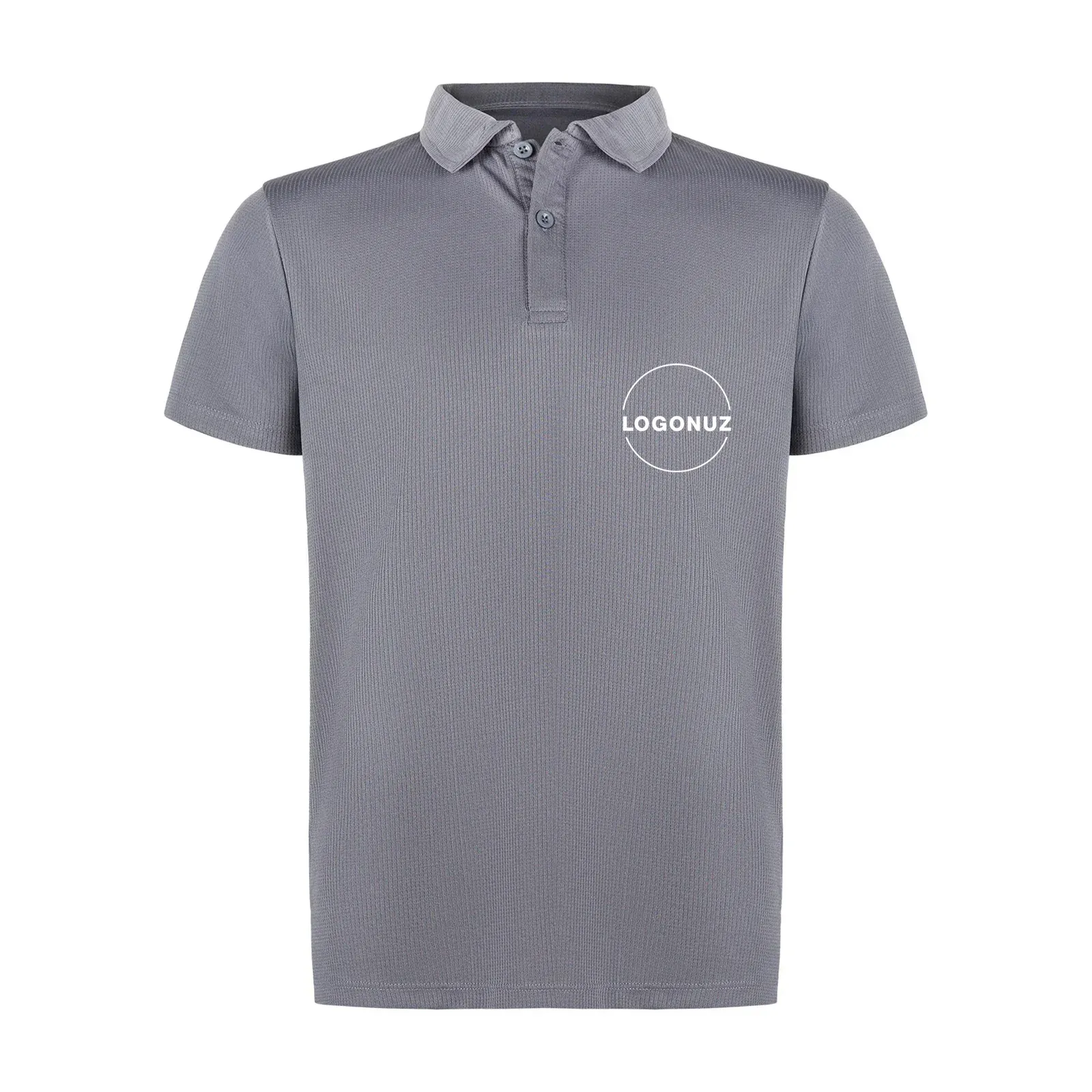 polo-yaka-fume-climacool-tisort-gorseli-3-3 Polo Yaka Füme Climacool Tişört - Görsel 1