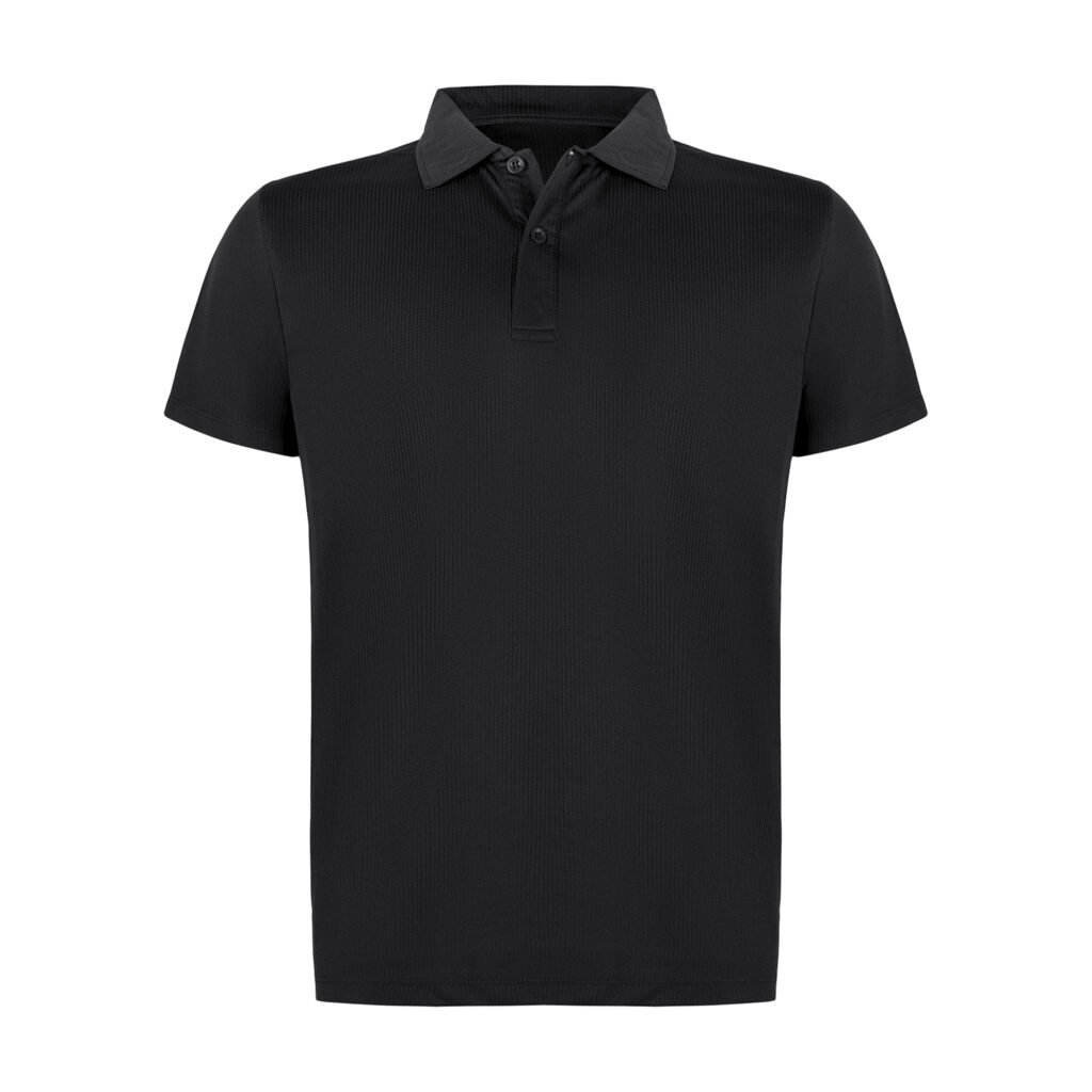 Polo Yaka Siyah Climacool Tişört