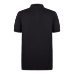 Polo Yaka Siyah Pamuklu Tişört