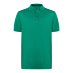 Polo Yaka Yeşil Pamuklu Tişört