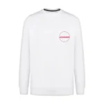 Sıfır Yaka Beyaz Sweatshirt