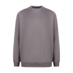 Sıfır Yaka Füme Sweatshirt