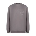 Sıfır Yaka Füme Sweatshirt