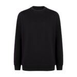 Sıfır Yaka Siyah Sweatshirt