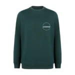 Sıfır Yaka Yeşil Sweatshirt