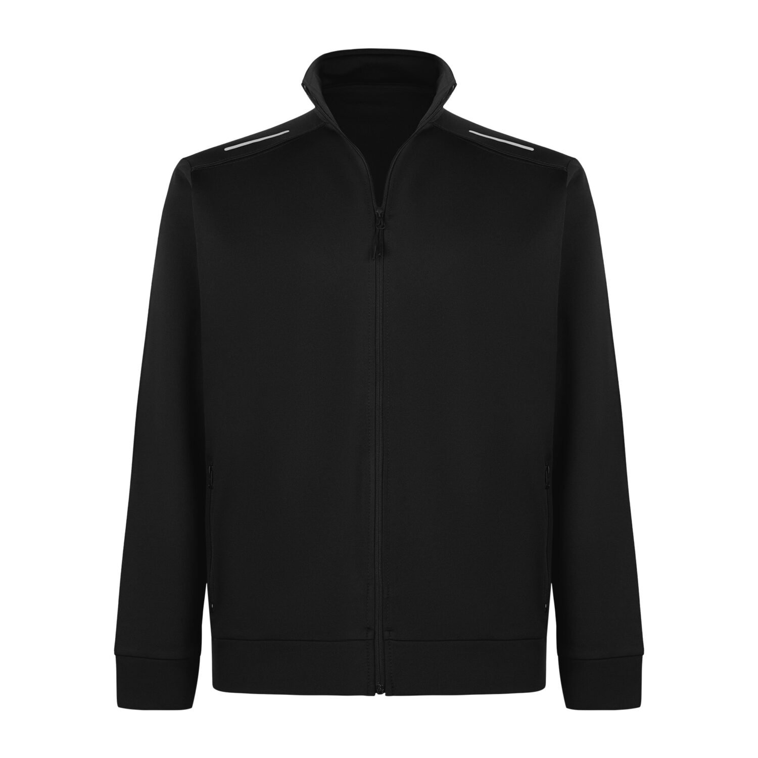 Siyah Lycra Eşofman Ceket