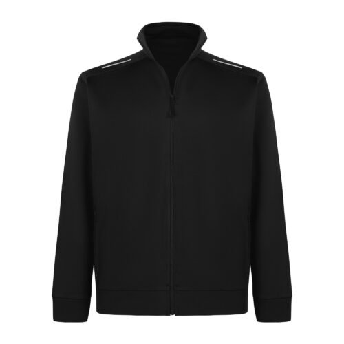 Siyah Lycra Eşofman Ceket