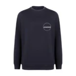 Sıfır Yaka Lacivert Sweatshirt