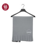 Açık Gri Melanj Polar Şal 1008