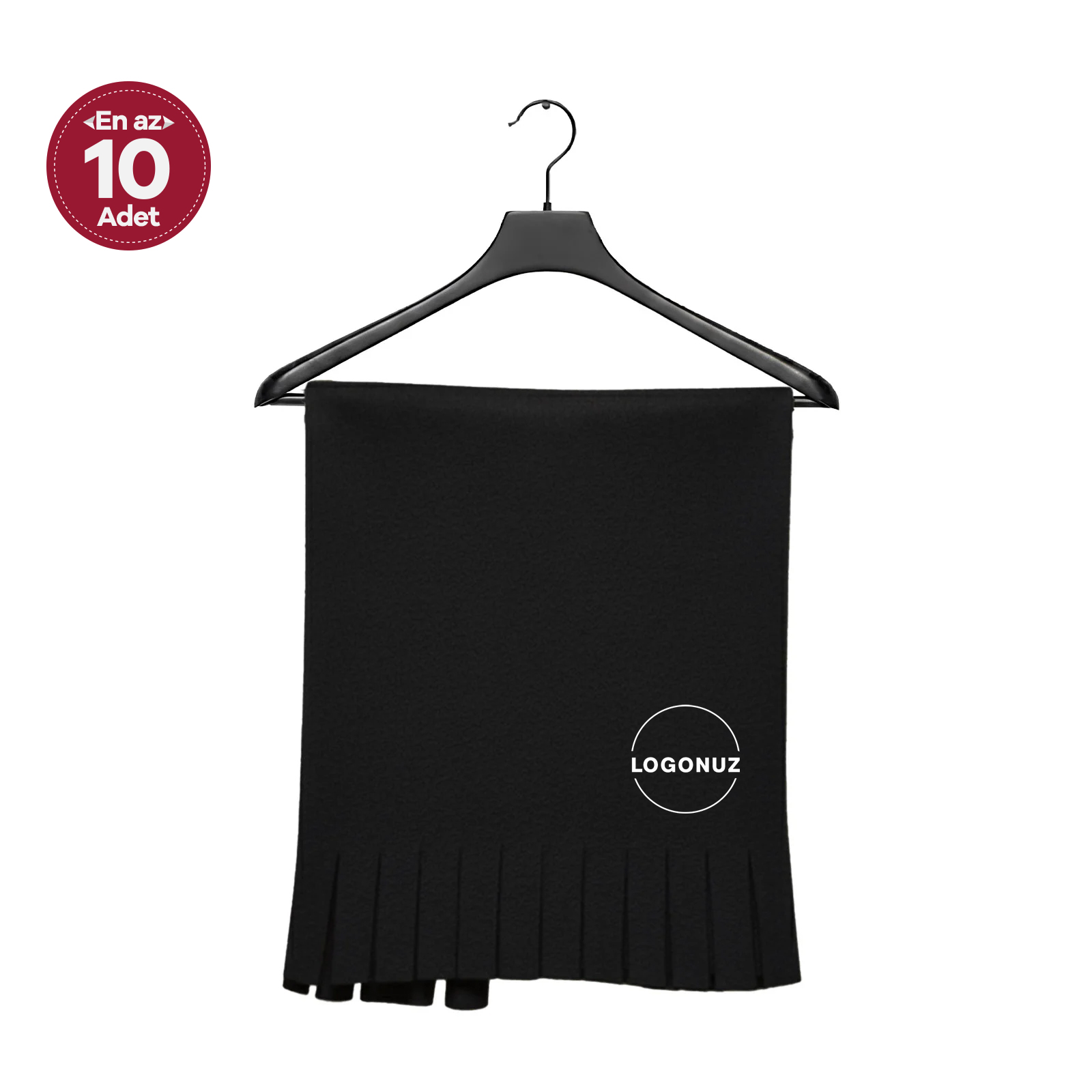 1011-1 Siyah Polar Şal 1011 - Görsel 1