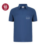 Açık Lacivert Erkek Gizli Fermuarlı Gömlek Yaka Doktor Ve Hemşire Cerrahi Forması Üst