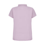 Açık Pudra Kadın Gizli Fermuar Yan Cepli  Polo Yaka Doktor ve Hemşire Cerrahi Forma Üst - Görsel 4