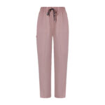 Açık Pudra Kadın Özel Cep Ve Dikişli Likralı Cerrahi Pantolon - Görsel 2