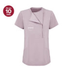 Açık Pudra Kadın Özel Yaka Gizli Fermuarlı Doktor Ve Hemşire Cerrahi Forması Üst