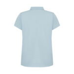 Bebe Mavi Kadın Gizli Fermuar Yan Cepli Polo Yaka Doktor ve Hemşire Cerrahi Forma Üst - Görsel 4