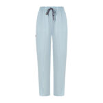 Bebe Mavi Kadın Özel Cep ve Dikişli Likralı Cerrahi Pantolon - Görsel 2