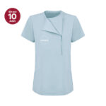 Bebe Mavi Kadın Özel Yaka Gizli Fermuarlı Doktor Ve Hemşire Cerrahi Forması Üst