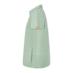 Çağla Yeşili Kadın Gizli Fermuar Yan Cepli  Polo Yaka Doktor ve Hemşire Cerrahi Forma Üst - Görsel 3