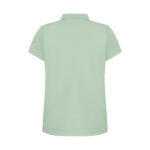 Çağla Yeşili Kadın Gizli Fermuar Yan Cepli  Polo Yaka Doktor ve Hemşire Cerrahi Forma Üst - Görsel 4