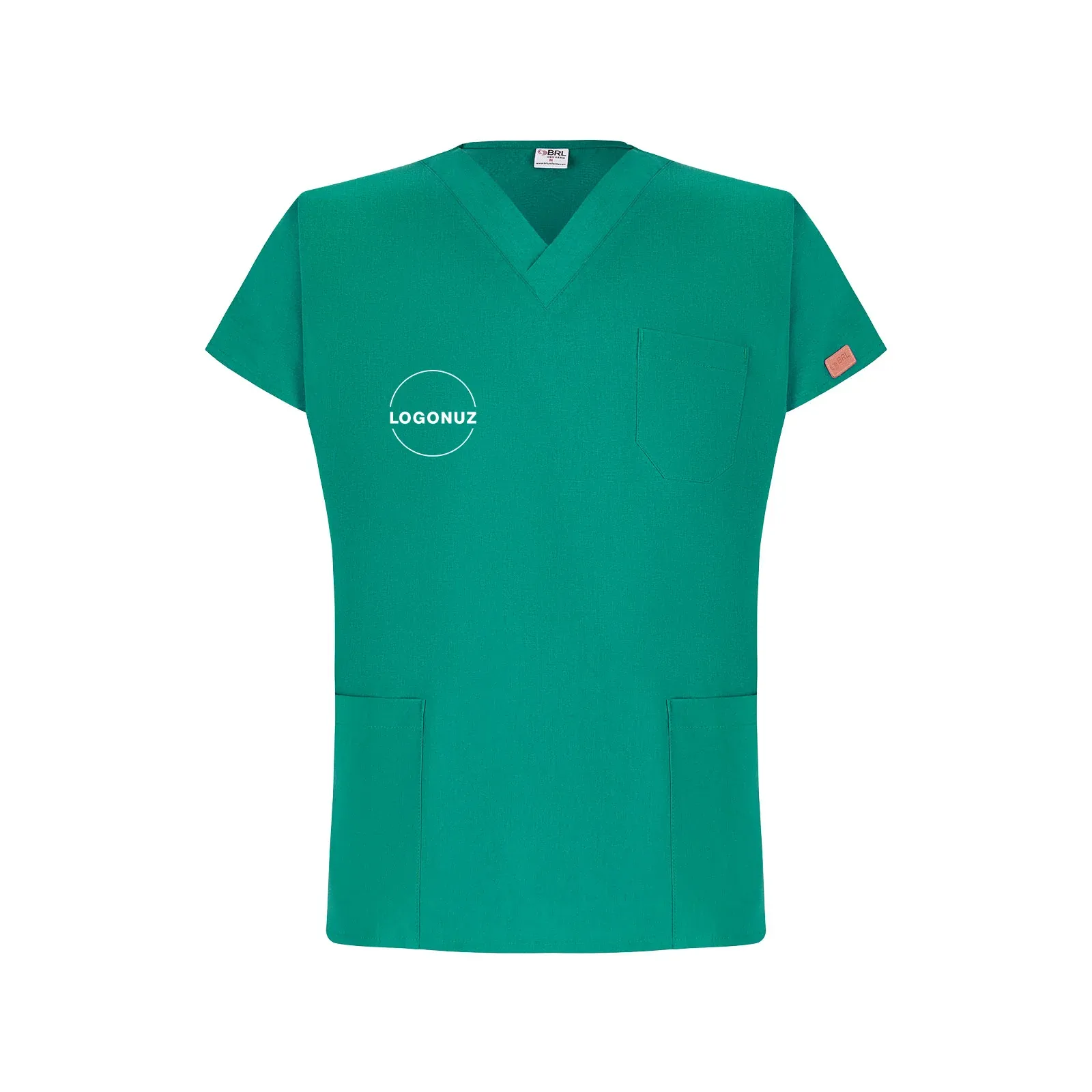 Cerrah-Yesili-Unisex-Likrali-Doktor-Ve-Hemsire-Cerrahi-Forma-Takim-Ust-1-3 Cerrah Yeşili Unisex Likralı Doktor Ve Hemşire Cerrahi Forma Takım - Görsel 1