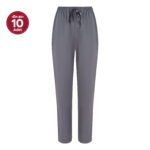 Füme Erkek Özel Cep Ve Dikişli Likralı Cerrahi Pantolon