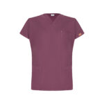 Gül Kurusu Unisex Likralı Doktor Ve Hemşire Cerrahi Forma Takım - Görsel 2