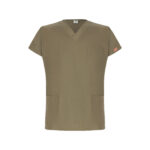 Haki Unisex Likralı Doktor Ve Hemşire Cerrahi Forma Takım - Görsel 2