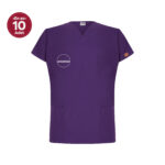 Koyu Mor Unisex Likralı Doktor Ve Hemşire Cerrahi Forma Takım